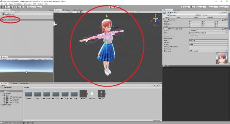 Unityで3dキャラクターモデルにアクセサリーを装着する Digitaldiy