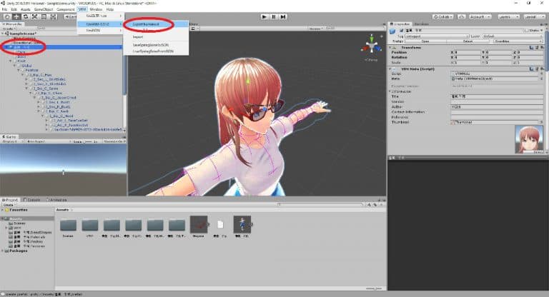 Unityで3dキャラクターモデルにアクセサリーを装着する Digitaldiy