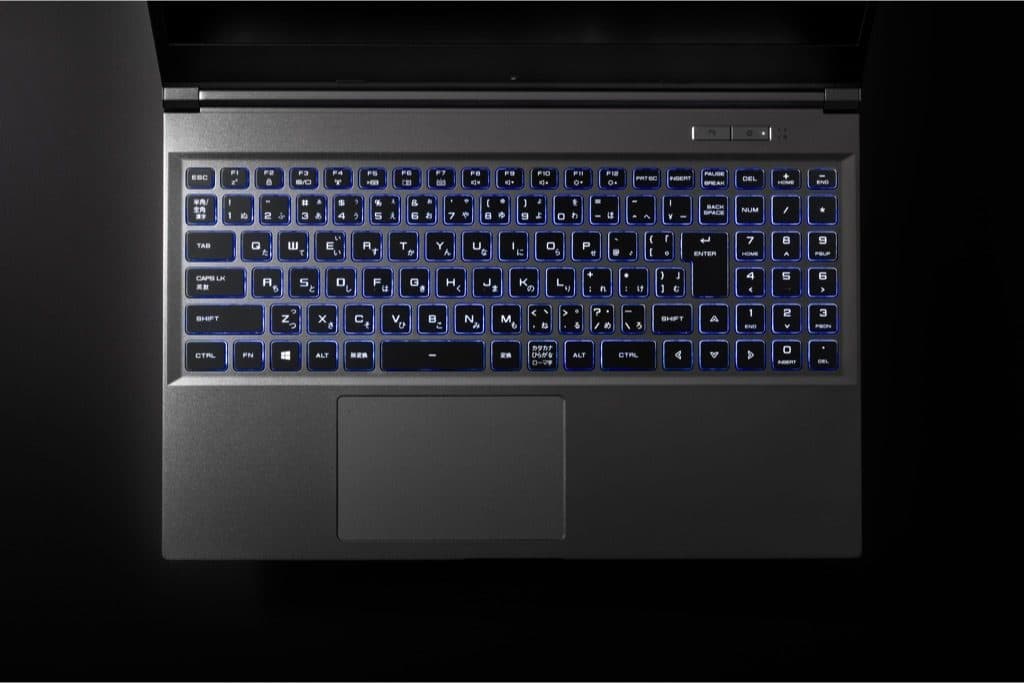 「raytrek」 G5-Rのキーボード